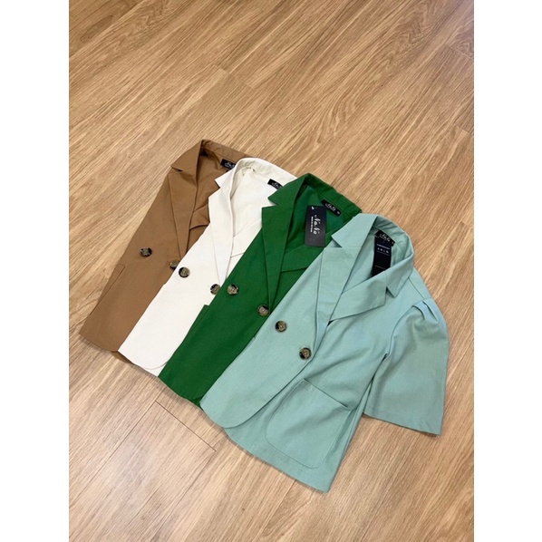 Blazer cộc tay 4 màu