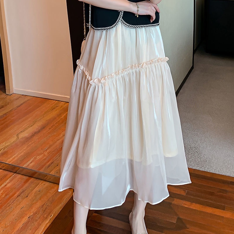 Set Áo Cardigan Ngắn Kẻ Sọc Caro Phối Chân Váy Lưng Cao Thời Trang Hè 2022 Trẻ Trung Cho Nữ