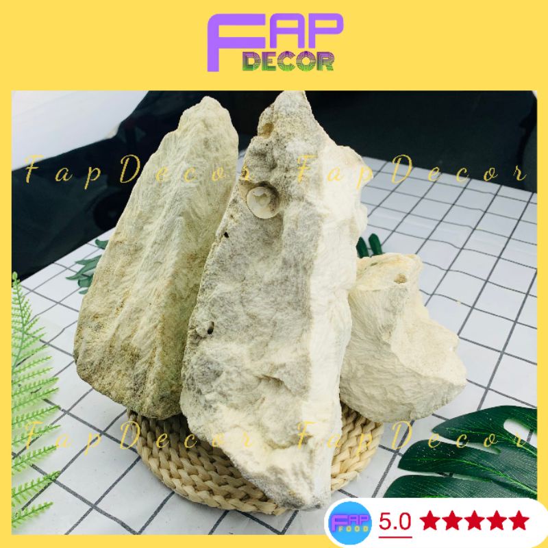 Đá Thủy Sinh, Đá Vôi Trang Trí Bể Cá Làm Hòn Non Bộ, Làm Vườn Trang Trí Nhà Cửa - FapFood