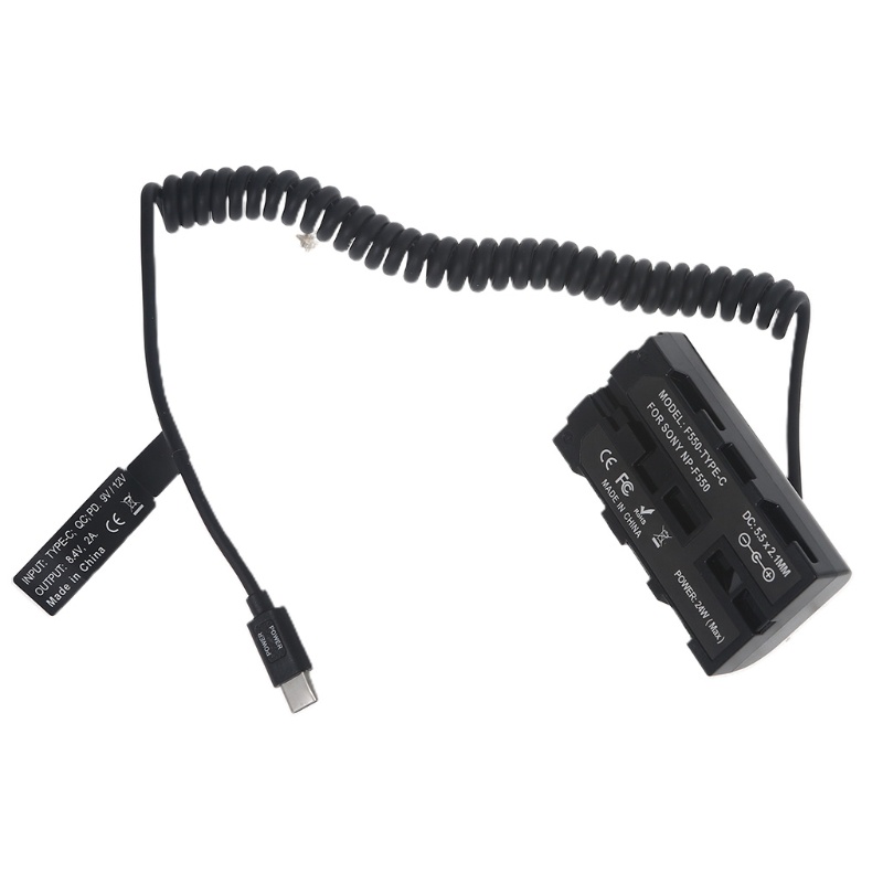 Bộ Chuyển Đổi Nguồn Điện USB C Sang NP-F550 Nhiệt Độ Thấp