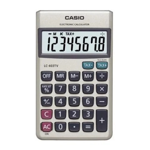 Máy tính Casio LC-403TV 8 số Hàng chính hãng- Bảo hành 5 năm