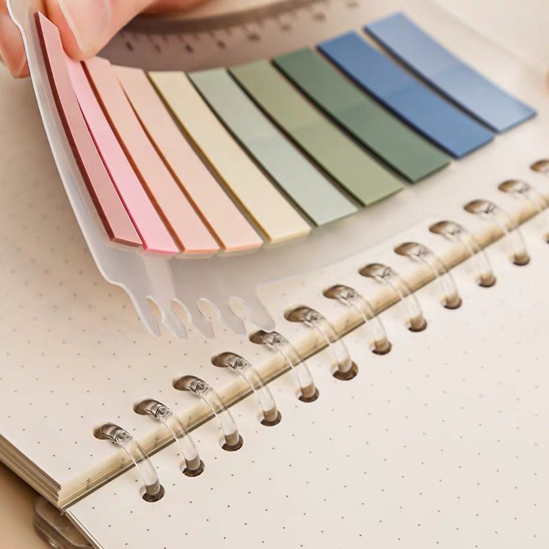 Note giấy ghi chú đánh dấu trang gắn sổ còng tiện ích