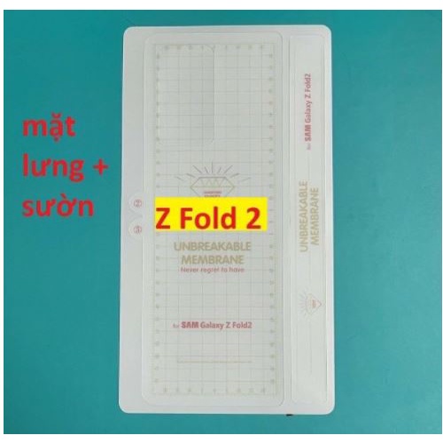 Bộ dán PPF chống va đập ( mặt trc , mặt sau , viền , Mặt trong ) trong suốt cho SAMSUNG GALAXY Z Fold 3 / FOLD 2