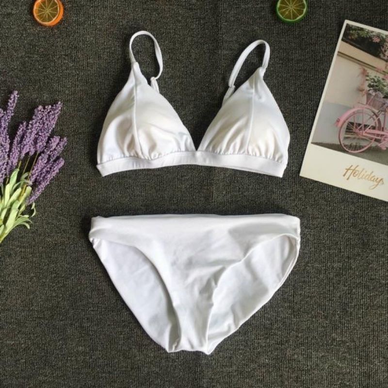 bikini đồ bơi 2 mảnh quàn lộn áo bo dc freeship