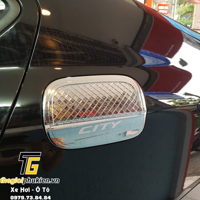 Honda City 2021 - Ốp nắp bình xăng mạ Crom