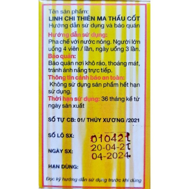 Linh chi thiên ma thấu cốt hoàn