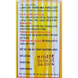 Linh chi thiên ma thấu cốt hoàn(60 viên)