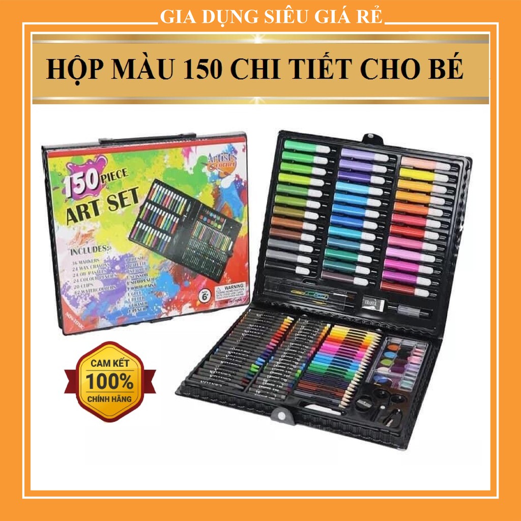 Hộp Màu 150 Chi Tiết Cho Bé Yêu ( SIÊU GIÁ RẺ )