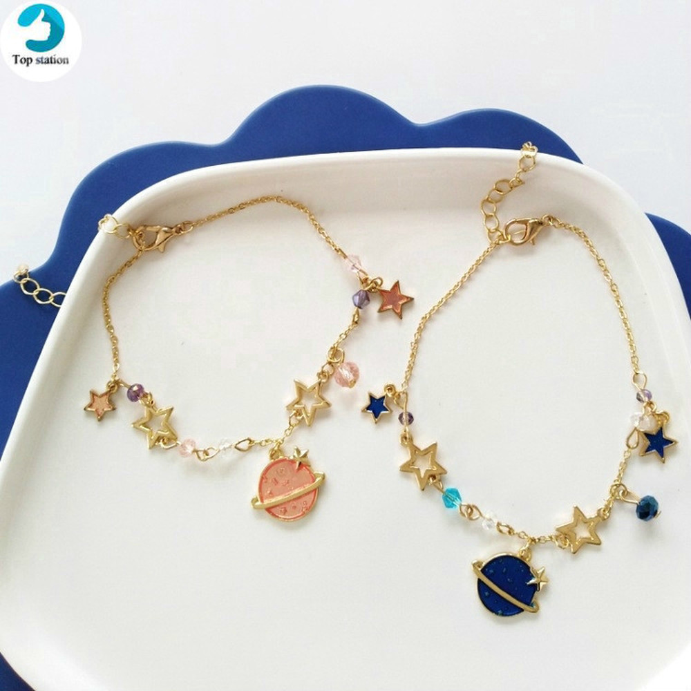 Vòng đeo tay kiểu dáng hành tinh thời trang phong cách Hàn Quốc