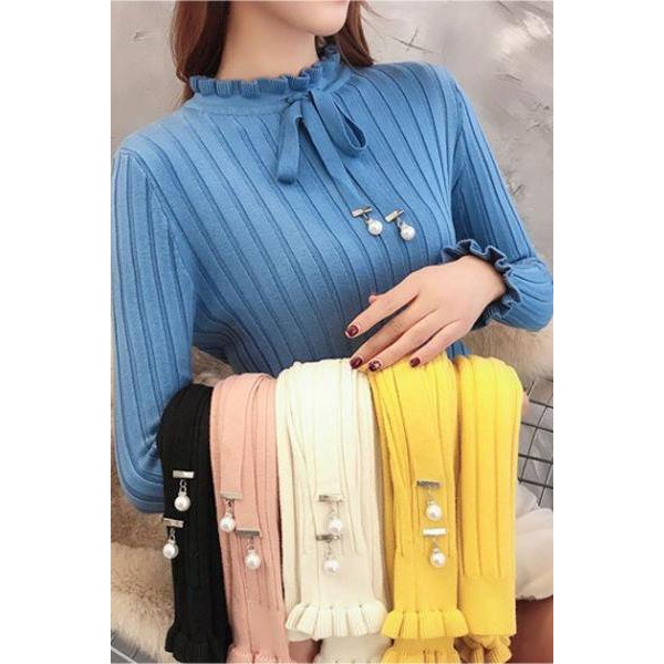 Áo Dệt Kim Chui Đầu Dáng Ôm Thiết Kế Ấm Áp Cho Nữ | BigBuy360 - bigbuy360.vn