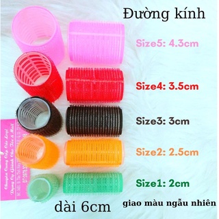 Lô Cuốn Tóc Tạo Kiểu Tự Dính Nhiều Màu Đủ Size
