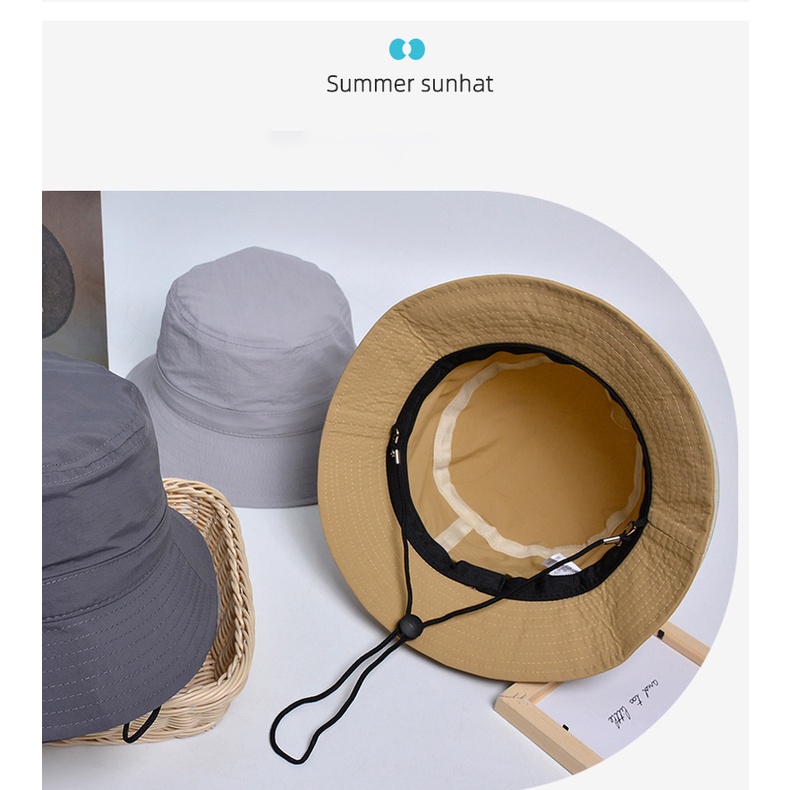 Crosail Phụ nữ Mũ chống nắng Mùa hè Mũ chống thấm nước Ngoài trời Leo núi Mũ buộc tóc đuôi ngựa có dây