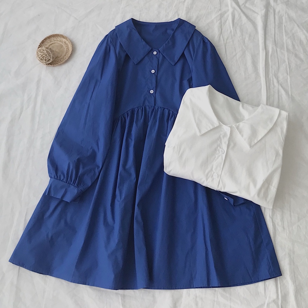 Đầm Babydoll Form Rộng JEM CLOSET Thiết Kế Basic Nhiều Màu Dễ Mix Đồ Đễ Thương QUARK  3407