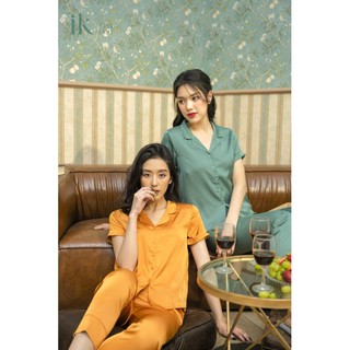 Bộ mặc nhà IK Pijama lụa Xuân Hè 0250 Giá 395.000đ