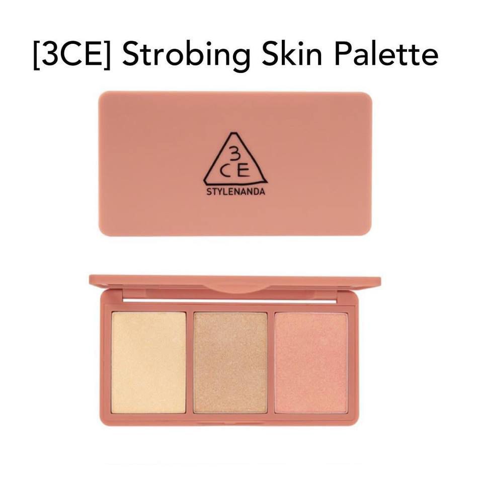 Bảng Phấn Highlight Bắt Sáng 3CE Strobing Skin Palette (Hsd 17/11/2022)