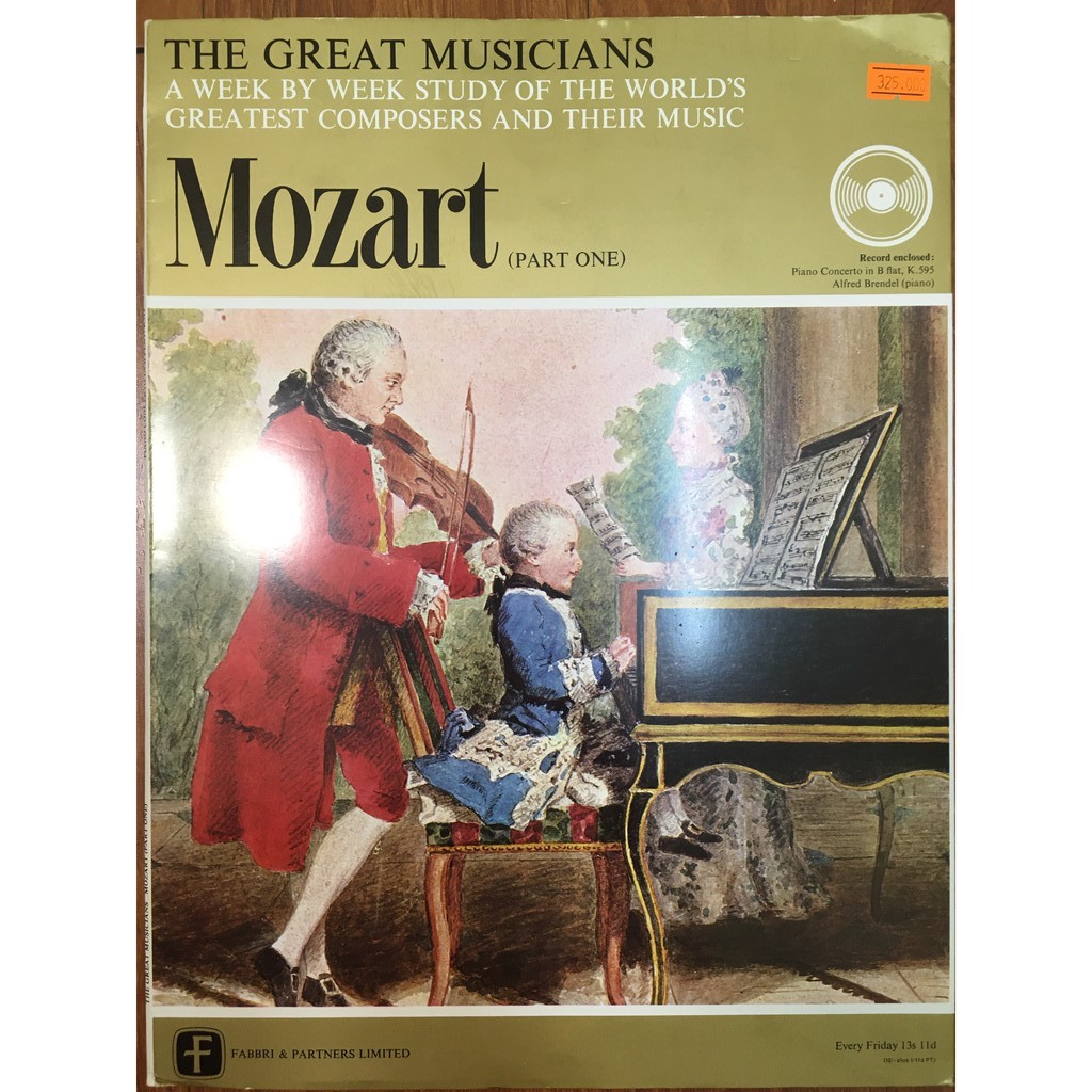Đĩa than 7 inch Nhạc không lời The Great Musicians Mozart