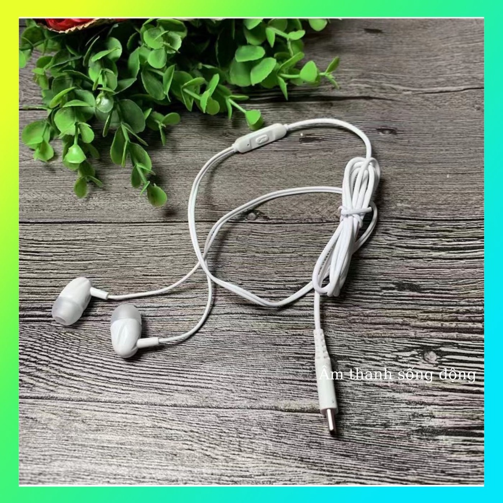 Tai nghe dây nhét tai A06 Type-C có micro đàm thoại tiện lợi Âm bass mạnh mê