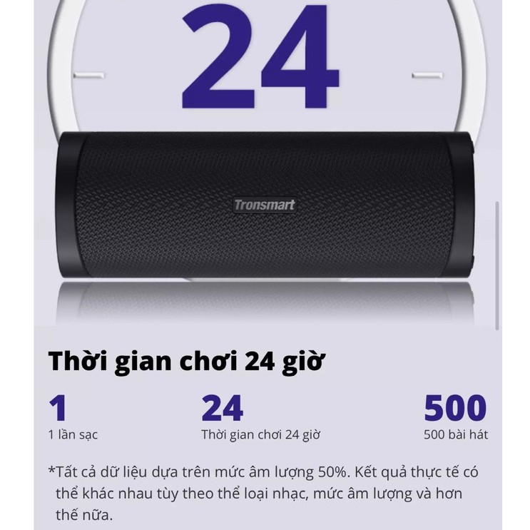 Loa Bluetooth Tronsmart T6 Pro Bluetooth 5.0, Công suất 45W Cổng sạc Type-C, Chống thấm nước IPX6, Ghép đôi 2 loa