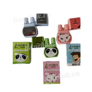(Double Inhaler) 01 Cái Ống Hít 2 Mũi Double Inhaler Thái Lan (giao màu ngẫu nhiên)