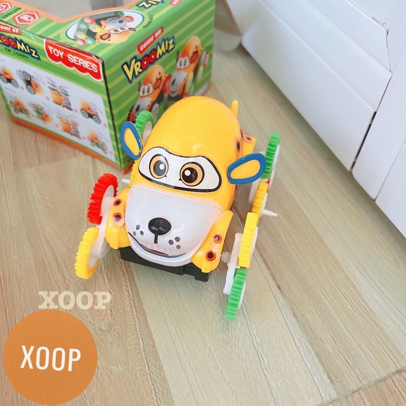 Đồ chơi ! Xe tự lật ngửa hình thú nhiều mẫu đóng hộp cho bé