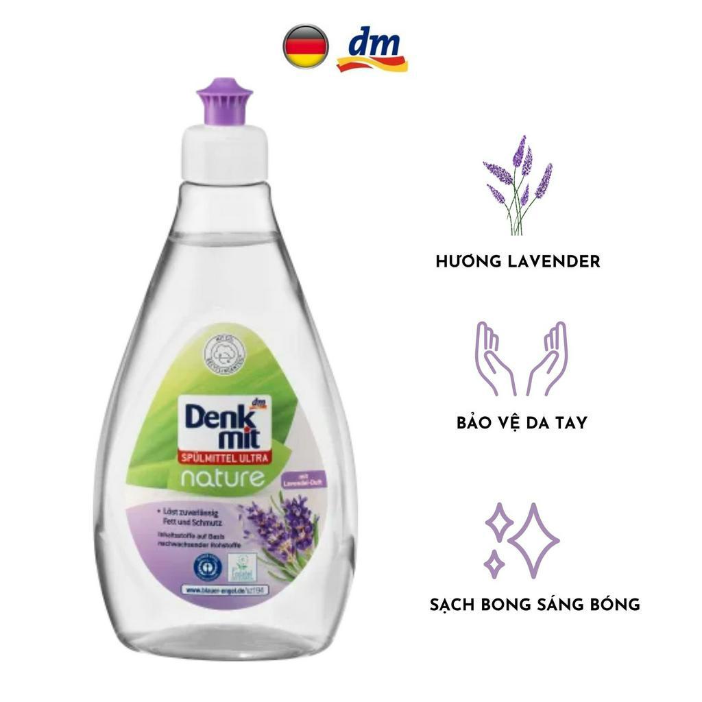 Nước rửa chén bát  Denkmit  500ml an toàn cho da tay, hương thơm tự nhiên nhập khẩu từ Đức -DENKMIT25