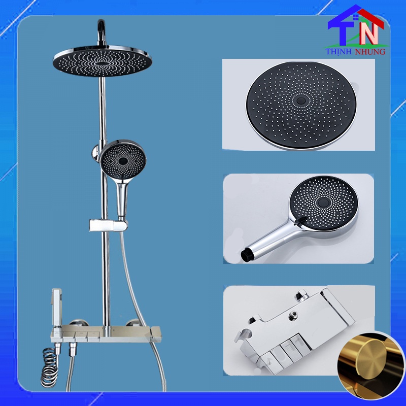 Sen Cây Tắm Đứng Phím Đàn Củ Sen Đồng Nguyên Khối Cao Cấp🍒 Cây Sen Tắm Đứng Nóng Lạnh Chính Hãng Bảo Hành 24 Tháng🍒🍒