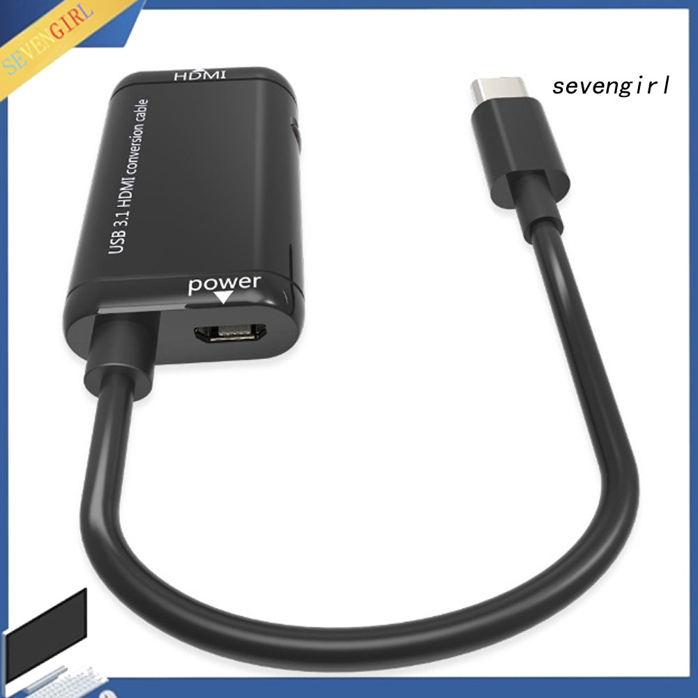 Cáp Chuyển Đổi Từ Sev-Usb3.1 Sang Hdmi-Compatible 1080p Male Sang Female