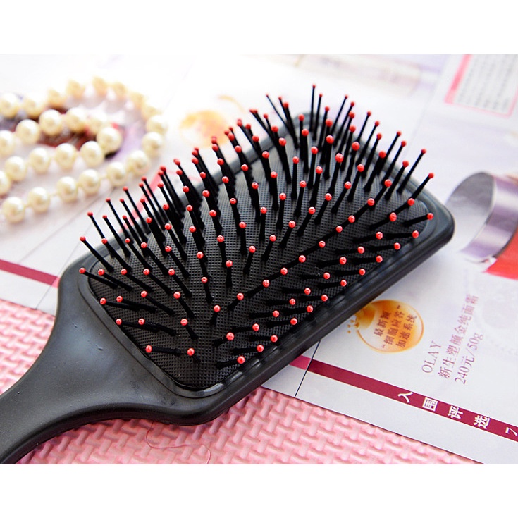Lược Chải Tóc Uốn Tạo Kiểu Phồng Nam Nữ - Lược chải tóc gỡ rối massage đầu