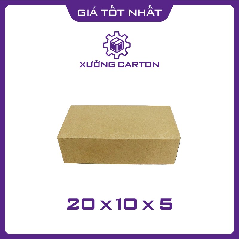 20x10x5 - 50 hộp carton giấy đóng gói hàng