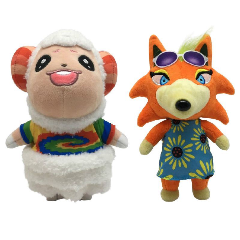 20cm Animal Crossing Dom Audie Plush Toy Stuffed Doll Figure Soft Toys Fans Gift 