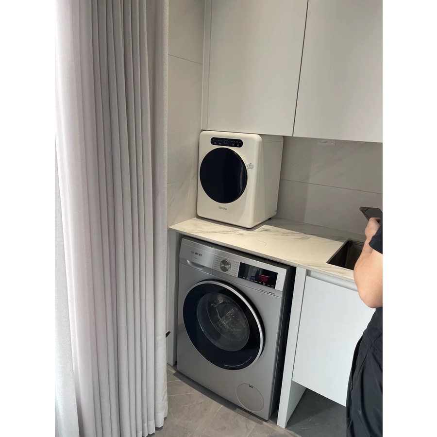 Máy giặt sấy đồ nội y, giặt đồ em bé khử khuẩn bằng tia UV dung tích 9L chính hãng Aidoo