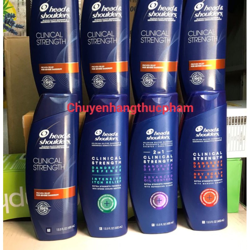 Dầu Gội Head & Shoulder Clinical Strength Shampoo 400ml của Mỹ