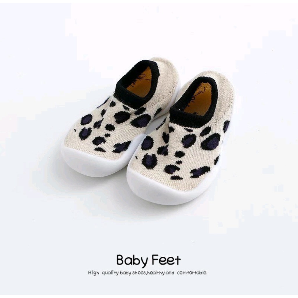 (GB5-2) Giày bún đế trắng hình 3D tập đi cho bé Hàng Quàng Châu CAO CẤP