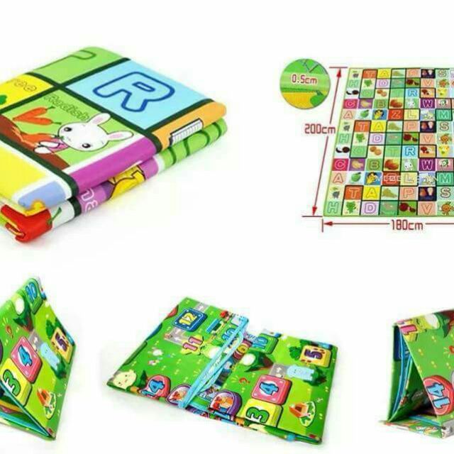 Thảm xốp maboshi cao cấp. Hàng hai lớp không thấm nước, dùng cho bé vừa ngồi chơi vừa học được bảng chữ cái   tiếng việt