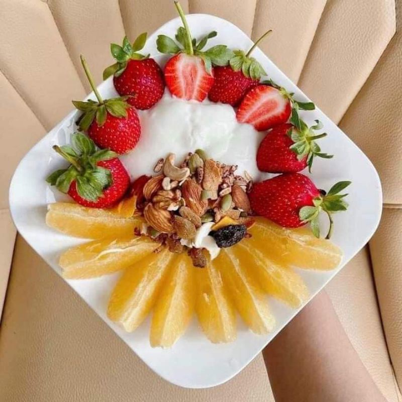 Ngũ cốc hạt Granola Min Min hộp 500g_ Ngũ cốc hạt ăn vặt dinh dưỡng