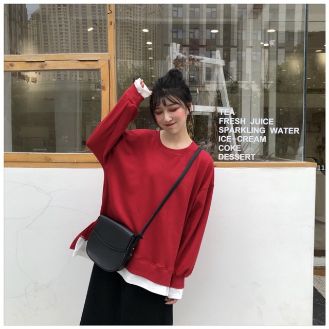 🍑Áo len style HQ màu basic🍑