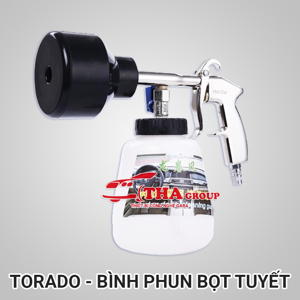 Súng Tạo Bọt Tuyết Khí Nén TORADO Đầu Đen Giá Rẻ