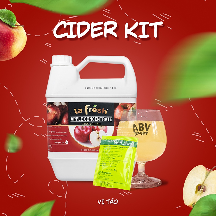 Set Nguyên Liệu Nấu Cider