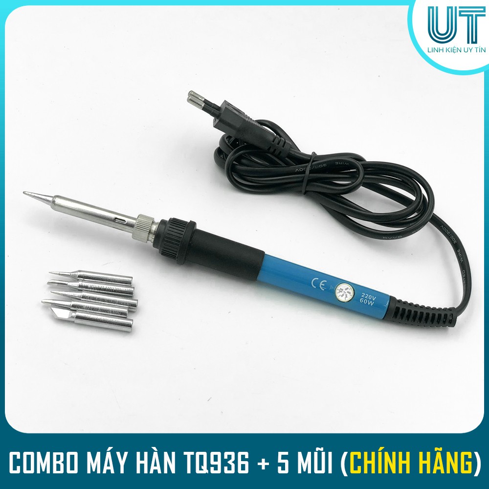 Máy hàn tay điều chỉnh nhiệt độ TQ 936 - 60W ( Hàng Hãng CMART )