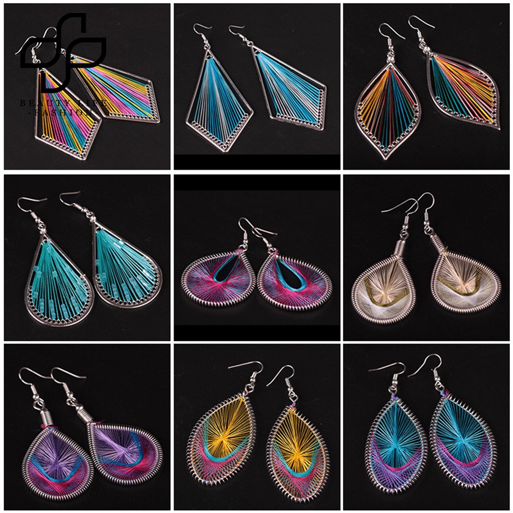 Hoa Tai Dáng Dài Phong Cách Bohomian