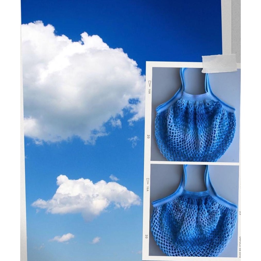 Cuộn sợi cotton hè loang Bella Batik 100 hãng Alize Yarns đan móc áo, váy, khăn hè siêu mát