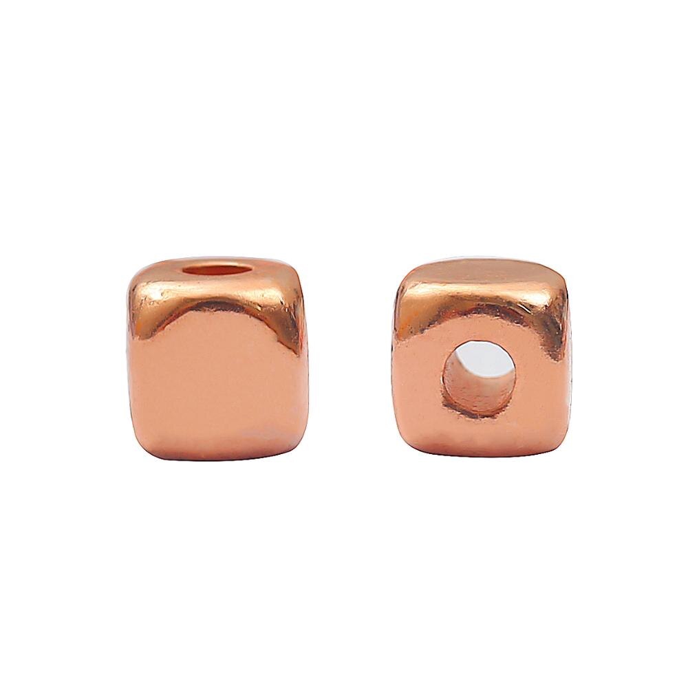 Hạt acrylic CCB hình vuông dùng làm trang sức dây chuyền vòng tay thủ công 3mm 4mm