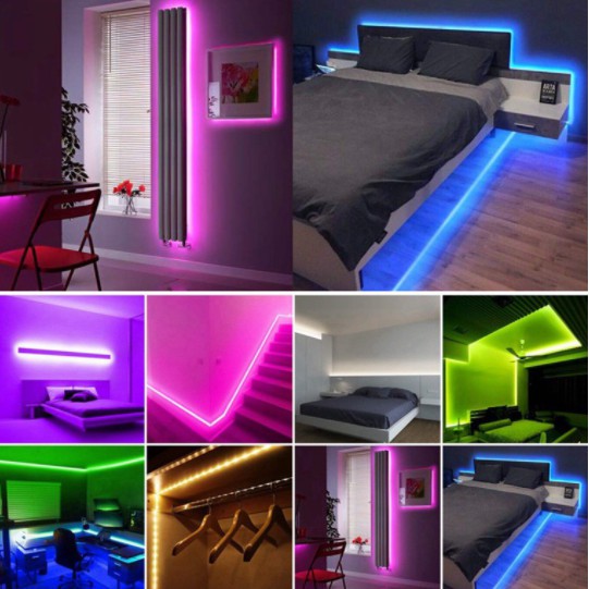 ⭕️Bộ Điều Khiển Đèn LED TIKTOK 5050 RGB Thông Minh Bằng App Kết Nối WIFI❌Nháy Theo Nhạc +Giọng NóiĐổi 16 Triệu Màu