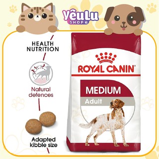 Thức Ăn Hạt chó trưởng thành cỡ vừa Royal Canin Medium Adult - YêuLu Shop