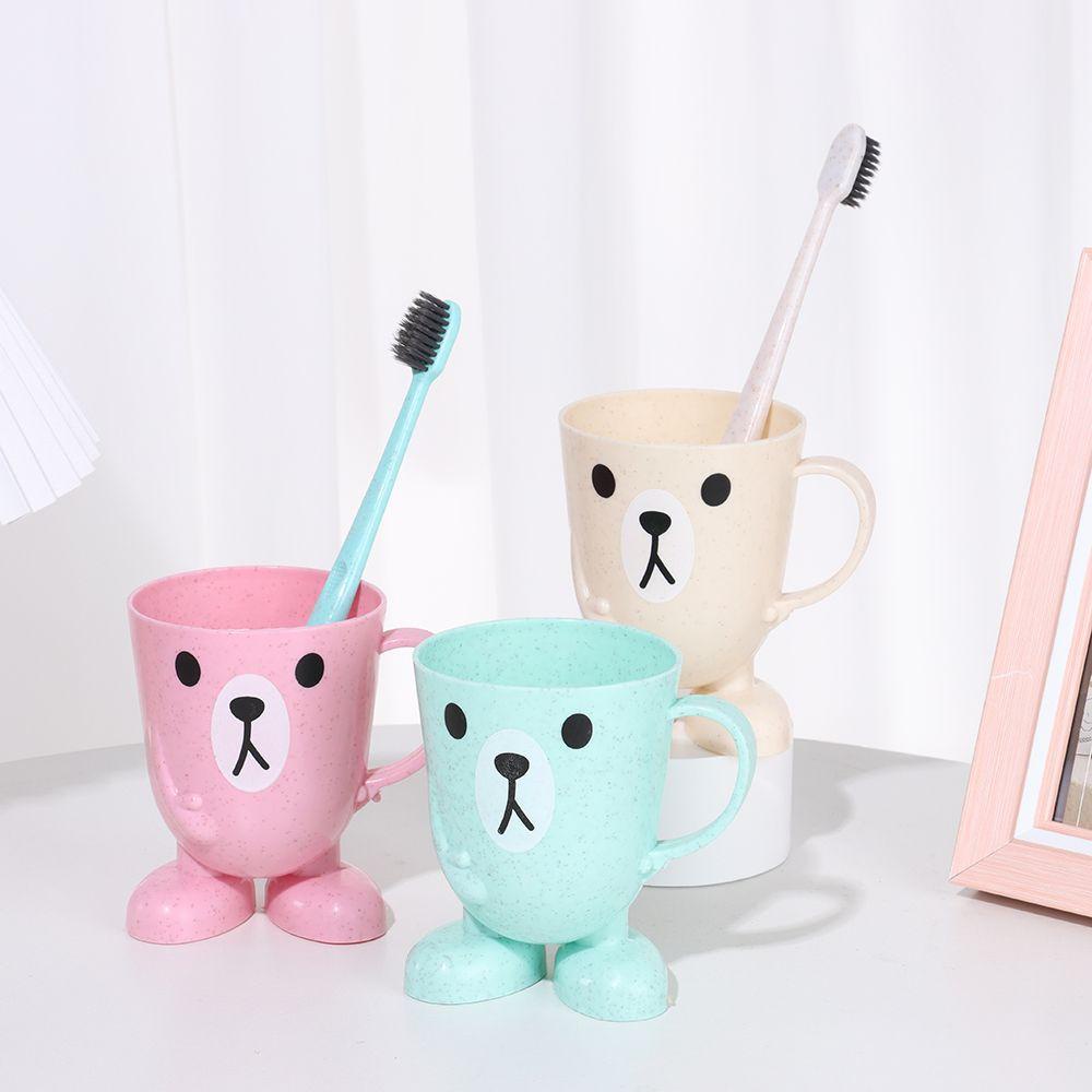 Giá Đỡ Bàn Chải Đánh Răng / Cốc Súc Miệng Thiết Kế Nhỏ Gọn