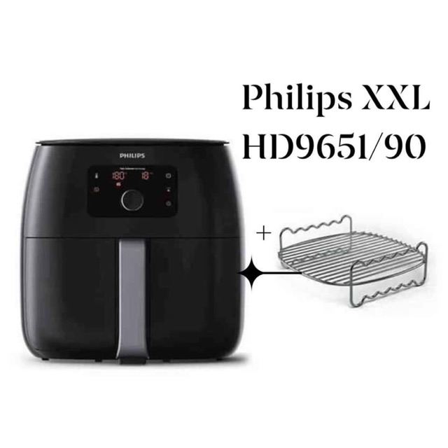 Nồi chiên không dầu size đại XXL Philips HD9651/90, sx tại thổ nhĩ kỳ