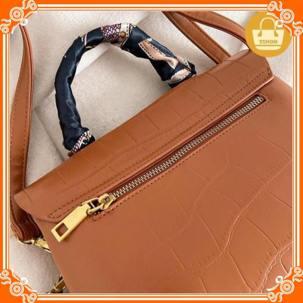 [GIẢM THÊM 6 - 11% KHI NHẮN TIN CHO SHOP] Túi xách đeo chéo nữ đẹp khóa kẹp quai cách điệu trẻ trung [611] | BigBuy360 - bigbuy360.vn