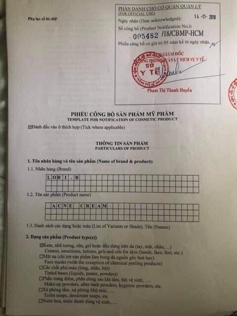 Kem Mụn LoriB Tặng Srm Than Tre 5ml | BigBuy360 - bigbuy360.vn