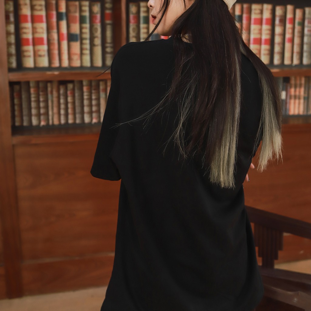 ÁO THUN CHAMPION BIG LOGO CHỮ IN MÀU ĐEN | BigBuy360 - bigbuy360.vn