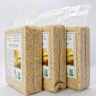 Gạo Lứt Tám thơm-An Food (túi 1kg hút chân không)
